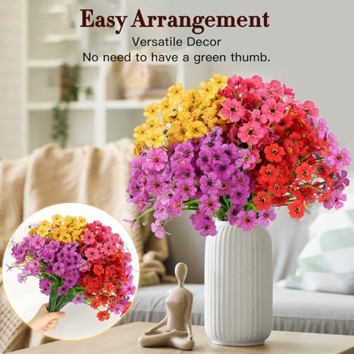 20 Bundle Artificial Flowers for Garden Decor
