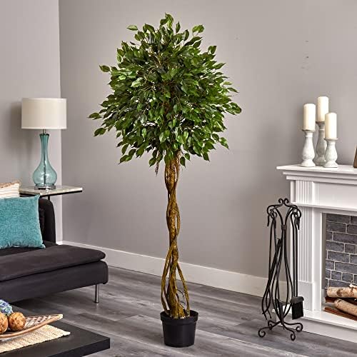 Nearly Natural 6ft Ficus Artificial Topiary Tree UV Resistant