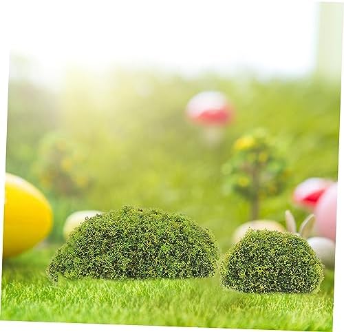 12Pcs Artificial Moss Stones for Garden Decor