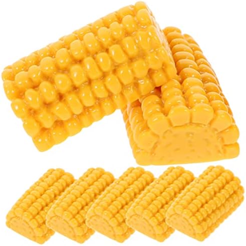 Kisangel 30pcs Resin Fake Corn Decorations