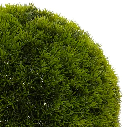 Deco 79 Artificial Topiary Foliage Ball 15x15x15 Green