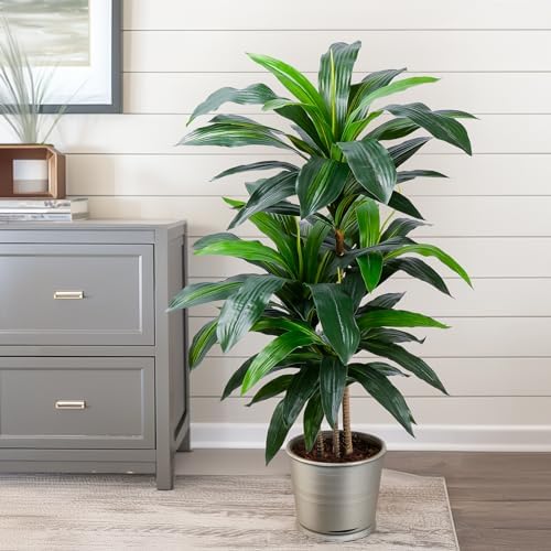 YEPDIN Artificial Dracaena Tree 4FT Indoor Decor