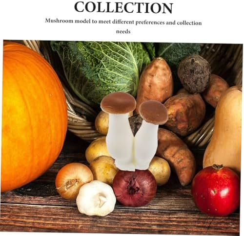 Realistic Fake Mushroom Figurine for Home Decor