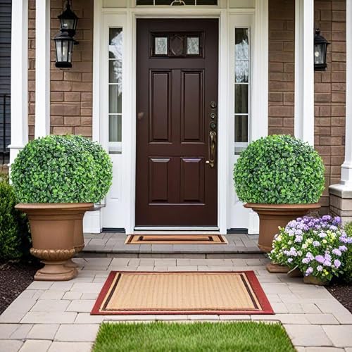GarveeHome 2 Pcs Artificial Topiary Balls Outdoor Decor