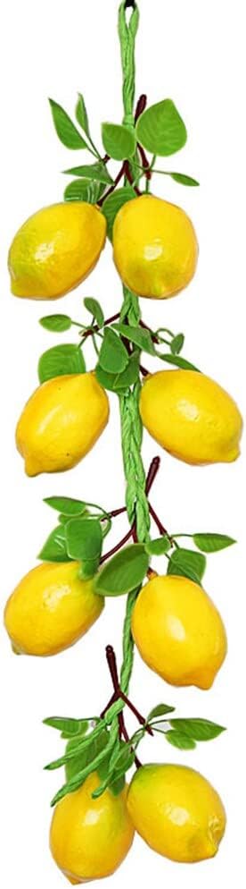 Artificial Lemon Fruit String for Home Decor and Photography