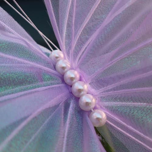 Tall Artificial Plant with Butterfly Arch Pink 1pc