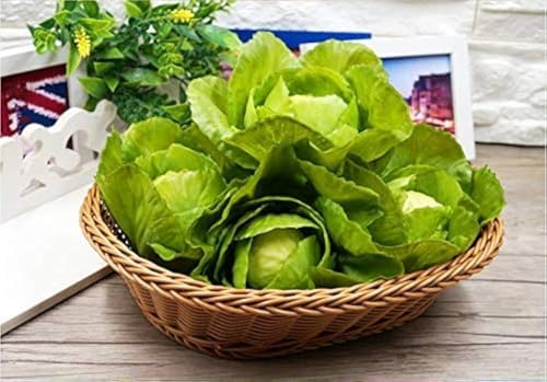 Zzooi Artificial Full Blown Cabbage Ball 1PCS