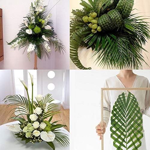 Artificial Areca Palm Leaves 8 Pcs for Decor