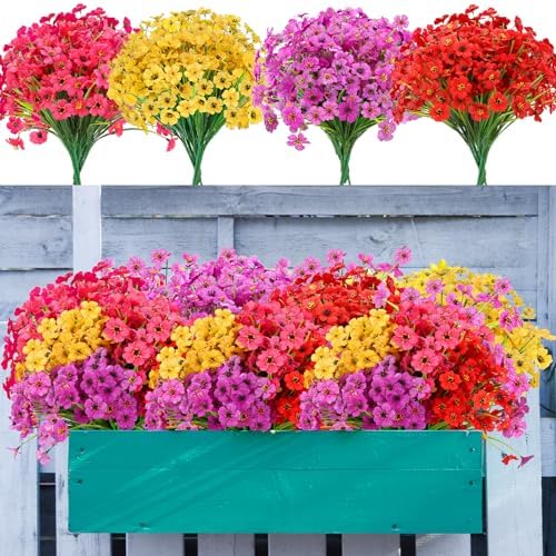 20 Bundle Artificial Flowers for Garden Decor