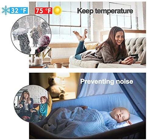 GroTheory 2 Pack Door Draft Stopper Grey