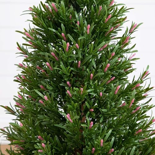 Nearly Natural 3ft UV Resistant Artificial Rosemary Cone Topiary Tree