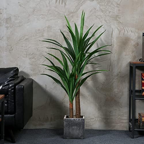 FLOWORLD 4ft Tall Artificial Dracaena Plant