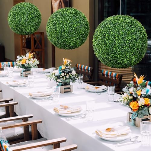 GOFLAME 20 Artificial Plant Topiary Ball Set