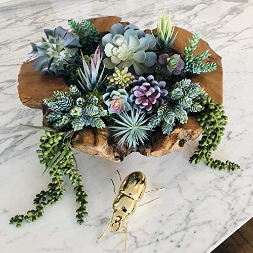 Artificial Succulents 15-Pack - Premium Faux Cactus Plants