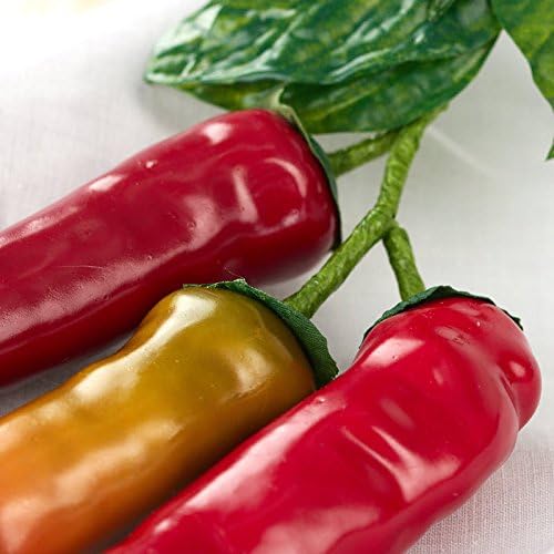 Factory Direct Craft Artificial Red Chili Peppers 4 Pack