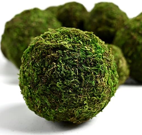 Usmola 18pcs Fake Moss Balls for Decor