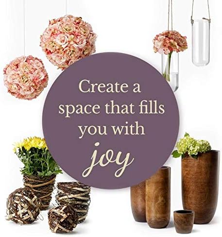 Serene Spaces Living Set of 20 Decorative Mushrooms