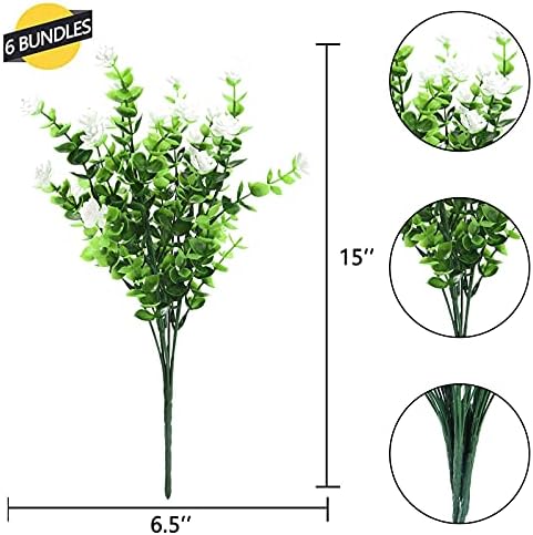 GREENRAIN Artificial Flowers for Outdoor Decoration
