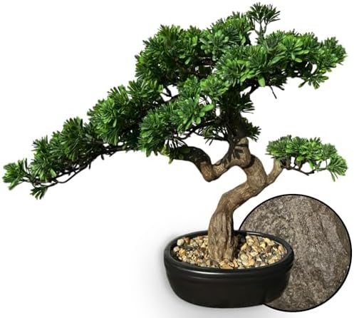 Premium Artificial Bonsai Tree 16 Inch Zen Decor