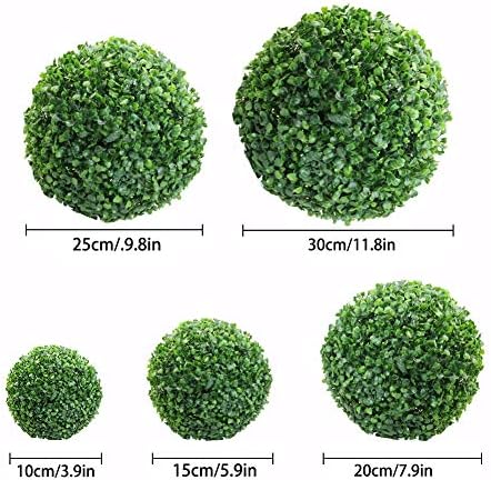 Estink Artificial Topiary Balls 10cm to 40cm Decor Set