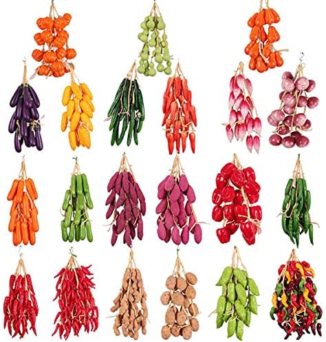 Artificial Vegetable Fruit String Set 20 Pieces