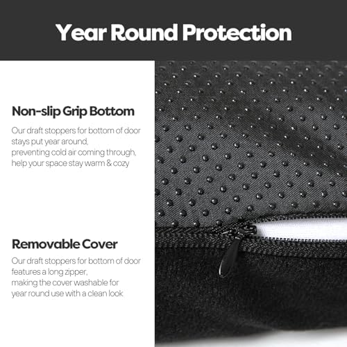 Comfyanno 38 Inch Weighted Door Draft Stopper