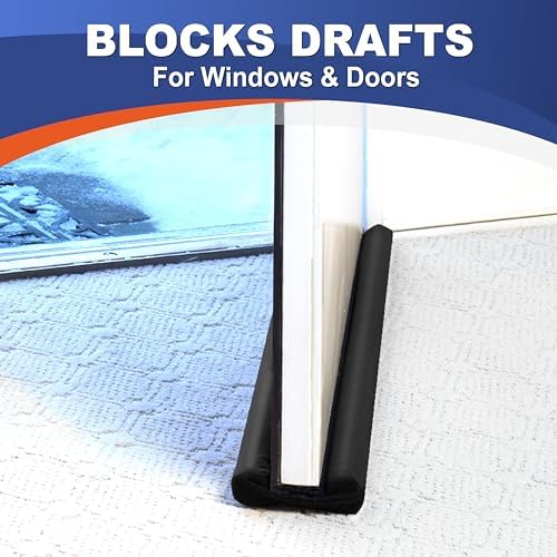 Twin Draft Guard Hug N Fit Dual Draft Stopper