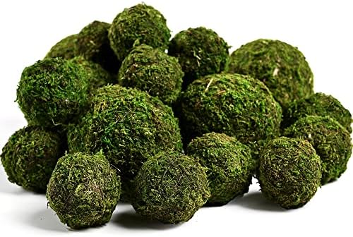 Usmola 18pcs Fake Moss Balls for Decor