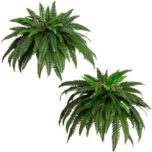 Nearly Natural 48-In Artificial Boston Fern Set of 2