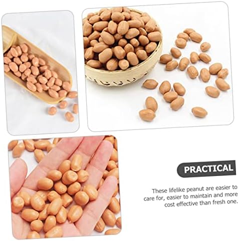 1bag Artificial Peanut Decor Prop for Home and Kitchen