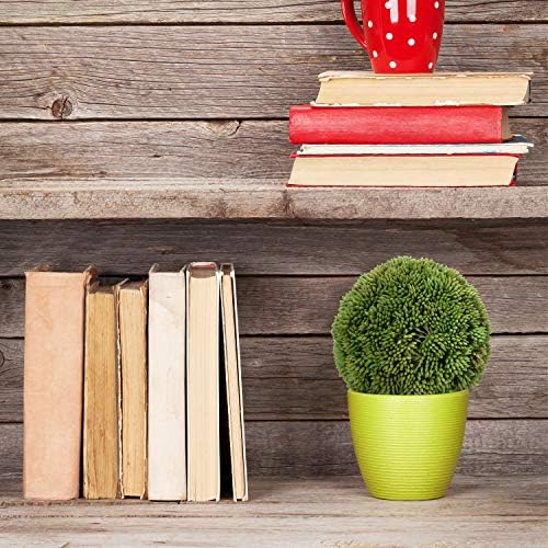MyGift 4 Inch Artificial Topiary Set of 2