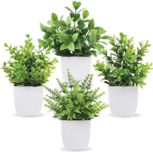 Der Rose 4 Pack Artificial Plants for Home Decor