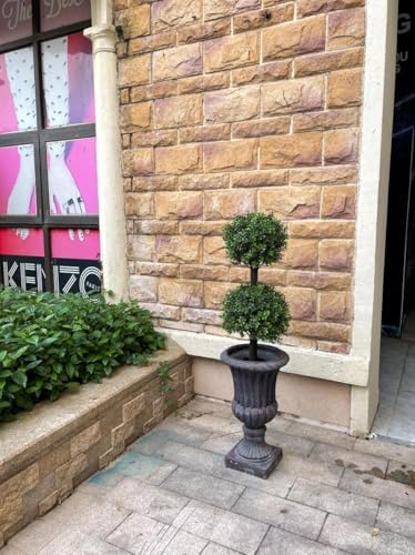 3ft Artificial Boxwood Topiary with UV Resistant Base
