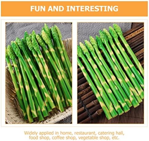 VOSAREA 10pcs Realistic Artificial Asparagus Decor