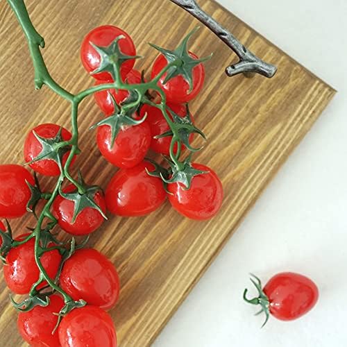 DinQ Set of 3 Artificial Cherry Tomatoes Red
