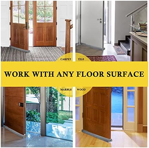 Fowong Door Draft Stopper 36 Inch Adjustable Soundproof Seal