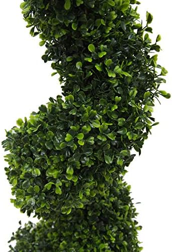 Vickerman Artificial Boxwood Spiral Tree 3 Foot Tall