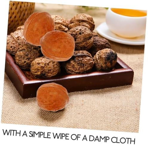 Sosoport Realistic Fake Walnut Decorations 10pcs