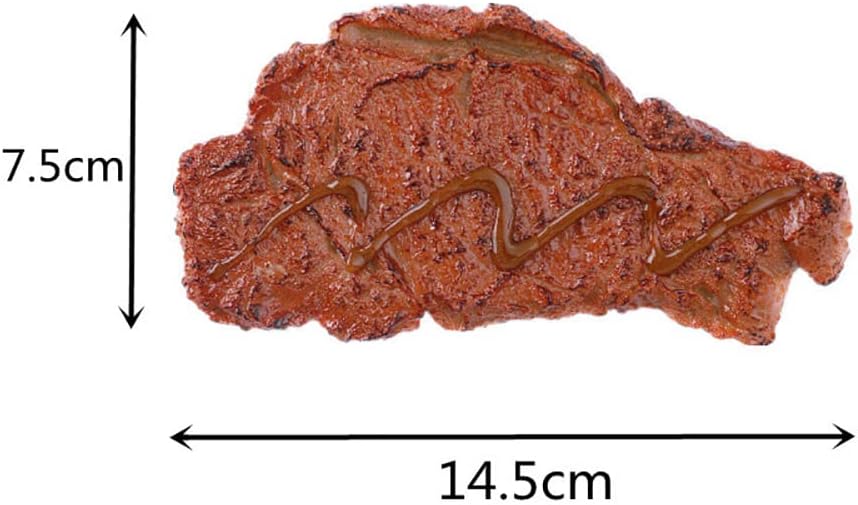 Realistic Cooked Steak Artificial Beef Decor