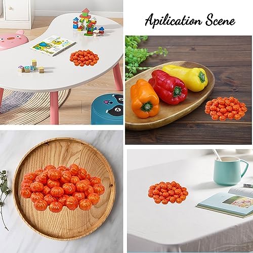 CHGCRAFT 60Pcs Foam Artificial Pumpkins Realistic Decor Models