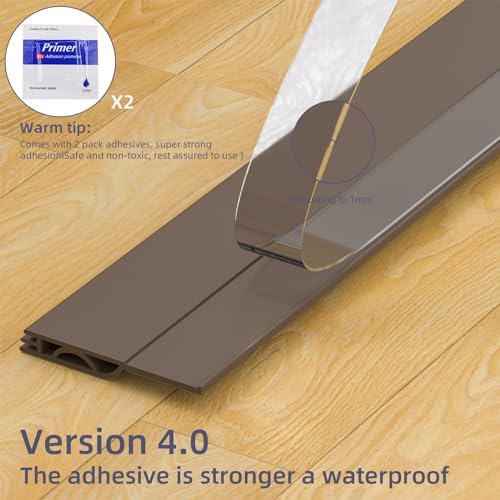 OXRQ Door Draft Stopper 39 Inch Brown