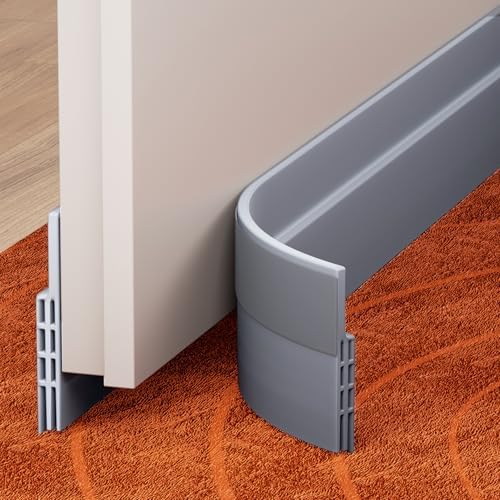 GroTheory 2 Pack Door Draft Stopper Grey