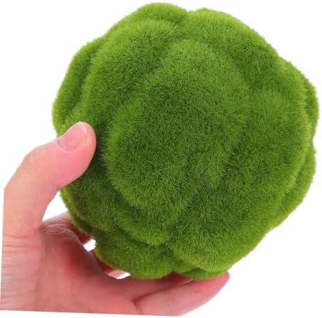 MAGICLULU 2Pcs Realistic Hanging Moss Ball Decor