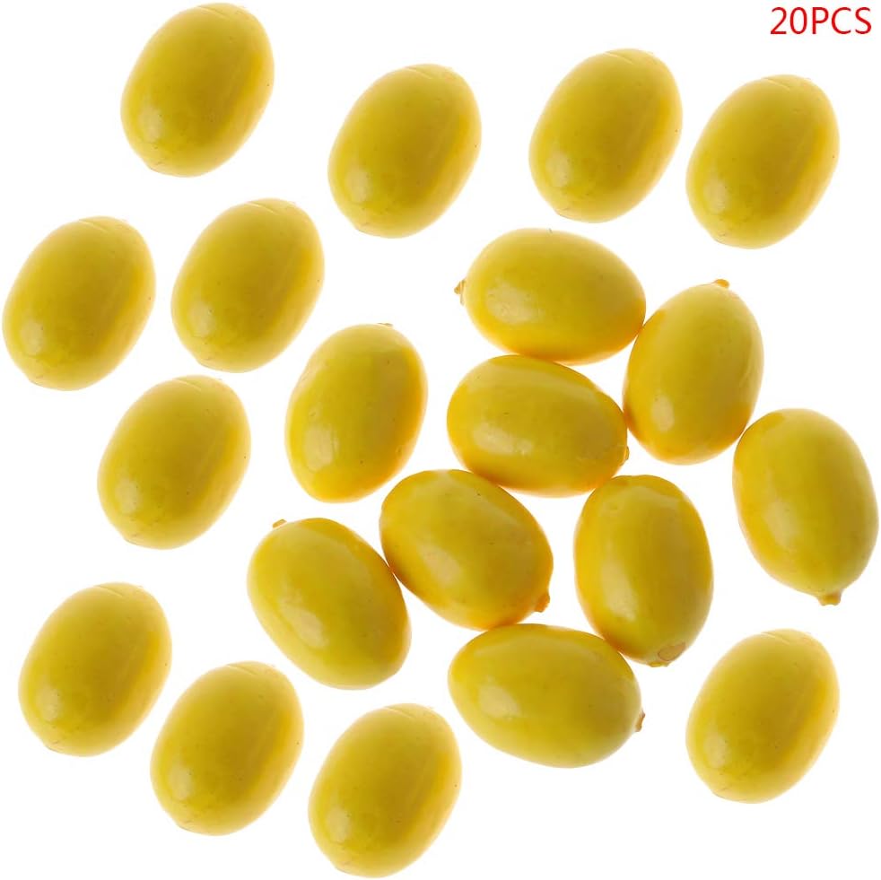 20pcs Artificial Lemon Display for Home Party Decor