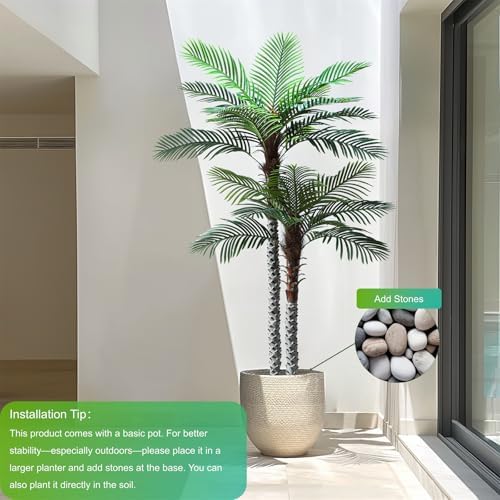 Nafresh 8ft UV Resistant Artificial Palm Tree