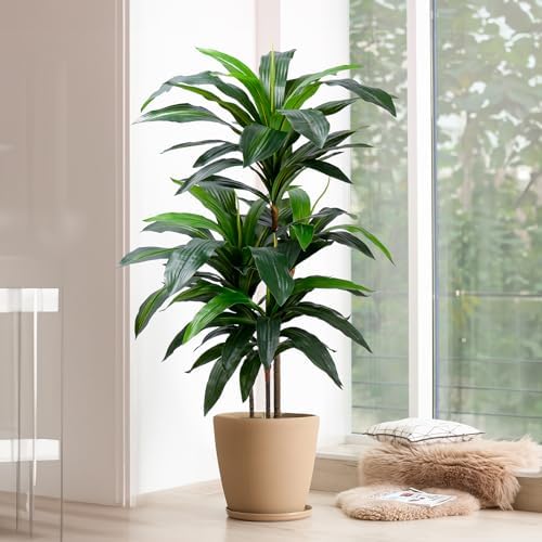 YEPDIN Artificial Dracaena Tree 4FT Indoor Decor