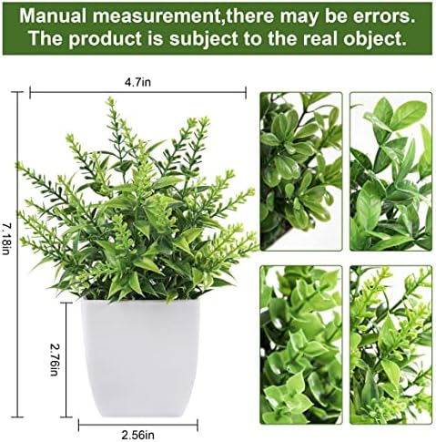 Der Rose 4 Pack Artificial Plants for Home Decor
