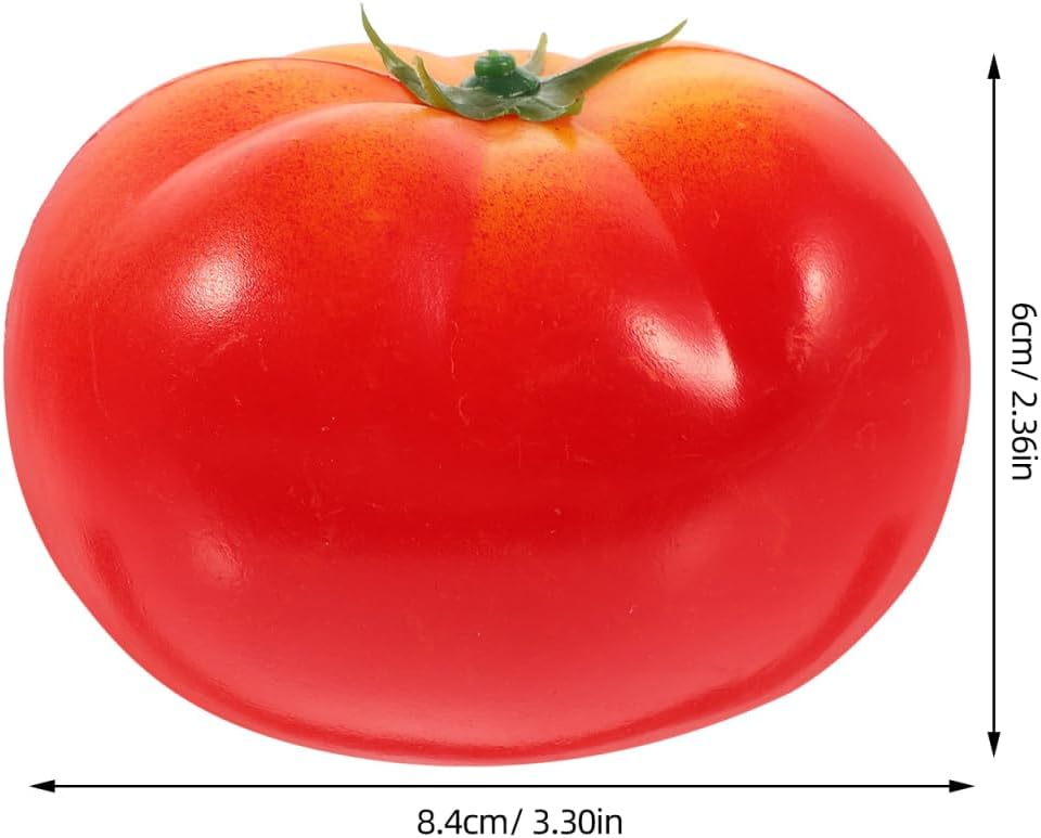 Cabilock 4pcs Foam Tomato Decorations for Home and Kitchen