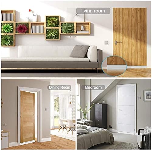 SYIPO Under Door Draft Stopper 39 inch White 2 Pack