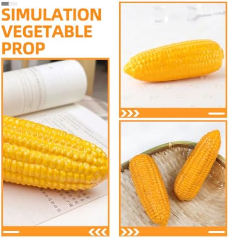 LOGOFUN 6 pcs Artificial Corn Photo Prop Decoration